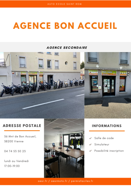 Agences pour inscription permis auto vers Vienne 38