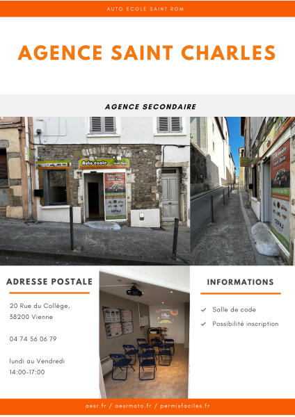 Agences pour inscription permis auto vers Vienne 38